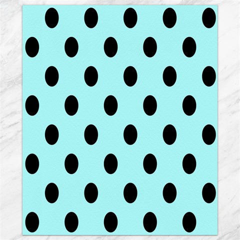 Polka Dots 8.15 x9.66  Canvas - 1