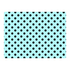Polka Dots 35 x27  Blanket Back