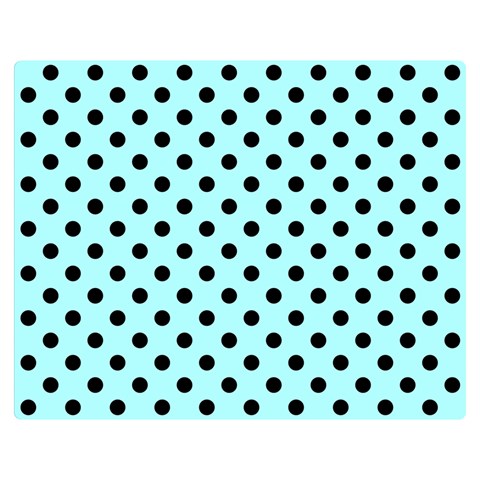 Polka Dots 60 x50  Blanket Back