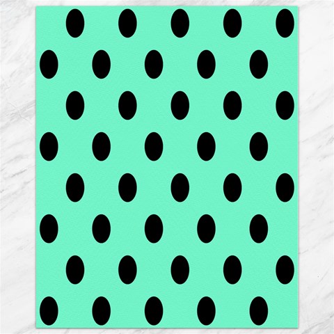 Polka Dots 10.95 x13.48  Canvas - 1