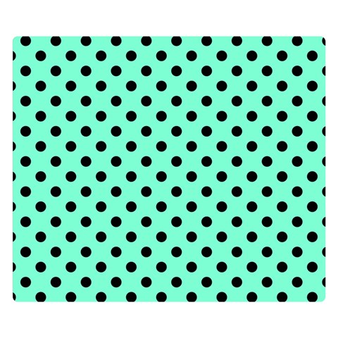 Polka Dots 50 x40  Blanket Back