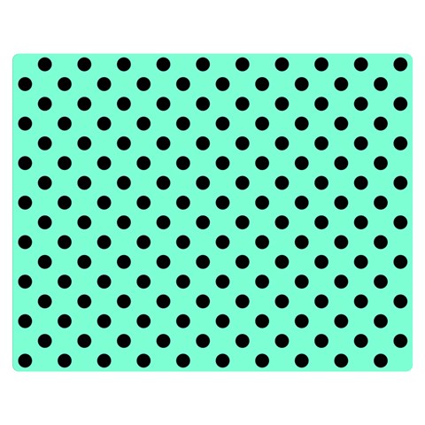 Polka Dots 60 x50  Blanket Front
