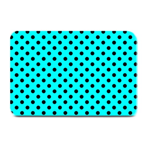 Polka Dots 18 x12  Plate Mat