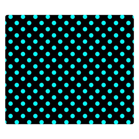 Polka Dots 50 x40  Blanket Front