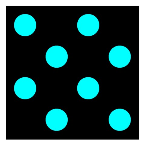 Polka Dots 3.75 x3.75  Memopad