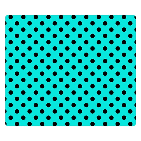 Polka Dots 50 x40  Blanket Front