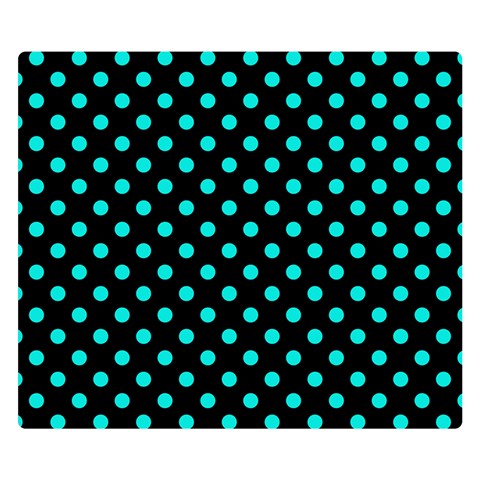 Polka Dots 50 x40  Blanket Front