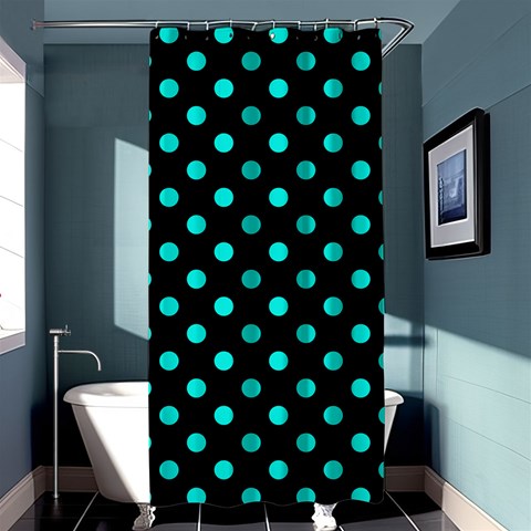 Polka Dots Curtain(36 X72 ) - 33.26 x66.24  Curtain(36 X72 )
