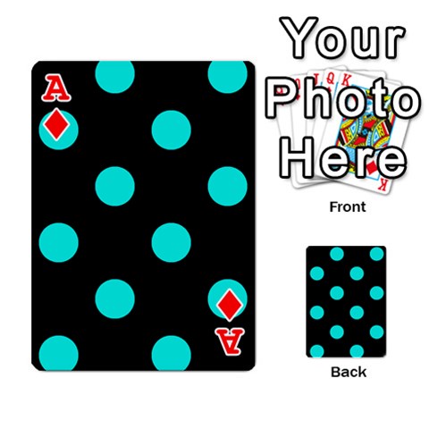 Ace Polka Dots Front - DiamondA