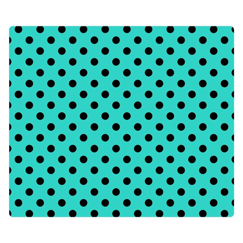 Polka Dots 50 x40  Blanket Front