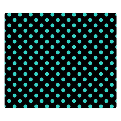 Polka Dots 50 x40  Blanket Back