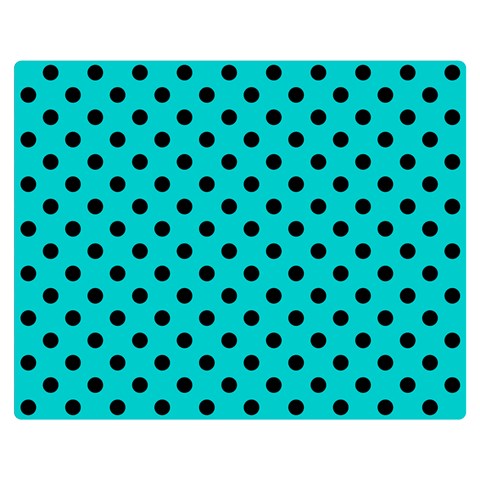 Polka Dots 60 x50  Blanket Front