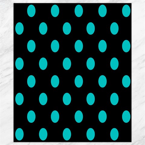 Polka Dots 8.15 x9.66  Canvas - 1