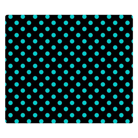 Polka Dots 50 x40  Blanket Front