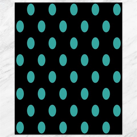 Polka Dots 10.95 x13.48  Canvas - 1