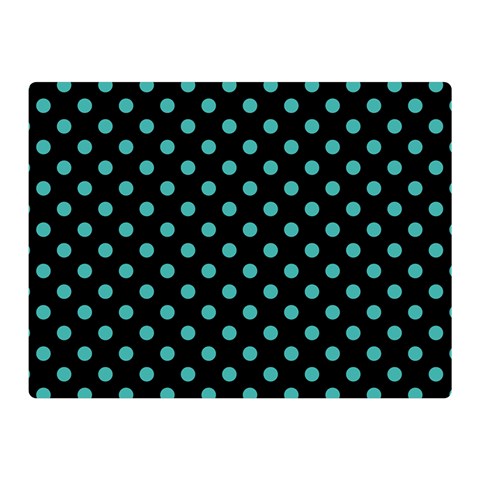 Polka Dots 35 x27  Blanket Back