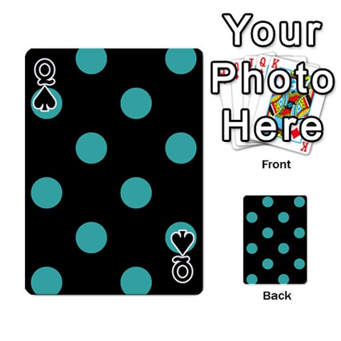 Queen Polka Dots Front - SpadeQ