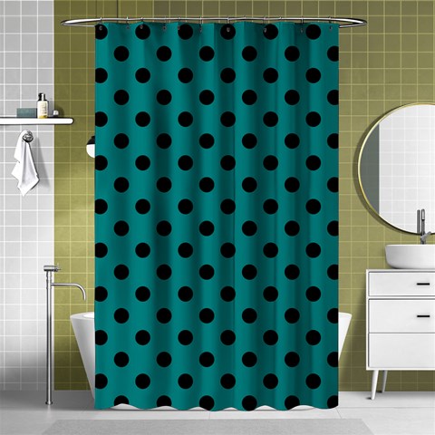 Polka Dots Curtain(48  X 72 ) - 42.18 x64.8  Curtain(48  X 72 )