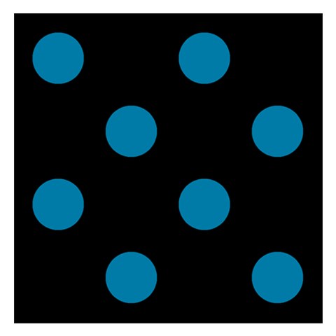 Polka Dots 3.75 x3.75  Memopad