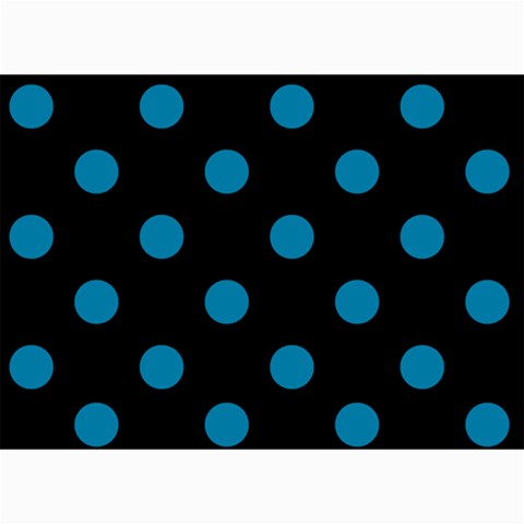 Polka Dots 7 x5  Photo Card - 1