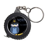 Halloween witch - blue owl Measuring Tapes