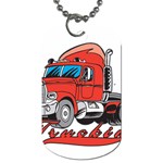 truckin Dog Tag (One Side)