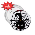 Halloween cute spider 2.25  Buttons (10 pack) 