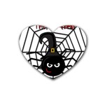 Halloween cute spider Heart Coaster (4 pack) 