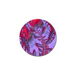 Freaky Friday Red  Lilac Golf Ball Marker