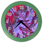 Freaky Friday Red  Lilac Color Wall Clocks