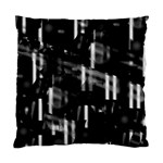 Black and white neon city Standard Cushion Case (One Side)