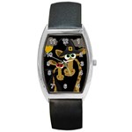 Giraffe Halloween party Barrel Style Metal Watch