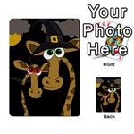 Giraffe Halloween party Multi-purpose Cards (Rectangle) 