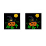 Halloween witch pumpkin Cufflinks (Square)