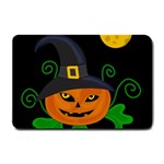 Halloween witch pumpkin Small Doormat 