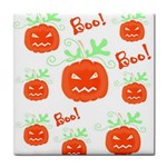 Halloween pumpkins pattern Tile Coasters