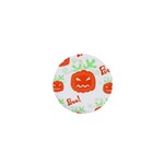 Halloween pumpkins pattern 1  Mini Magnets