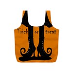 Halloween - witch boots Full Print Recycle Bags (S) 