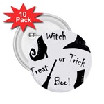 Halloween witch 2.25  Buttons (10 pack) 