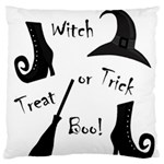 Halloween witch Large Cushion Case (Two Sides)
