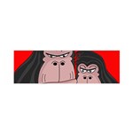 Gorillas Satin Scarf (Oblong)