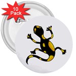 Lizard 3  Buttons (10 pack) 