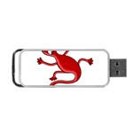 Red lizard Portable USB Flash (Two Sides)