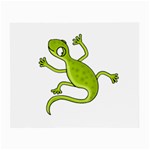 Green lizard Small Glasses Cloth (2-Side)