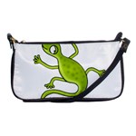 Green lizard Shoulder Clutch Bags