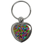 Lizard pattern Key Chains (Heart) 