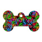 Lizard pattern Dog Tag Bone (Two Sides)