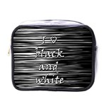 I love black and white Mini Toiletries Bags