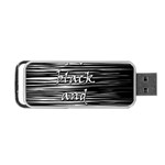 I love black and white Portable USB Flash (One Side)