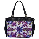 Stylized Floral Ornate Pattern Office Handbags